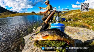 Дикая Горная Форель - Рыбалка и Соло Поход в Глубинке. Поймал и Приготовил!