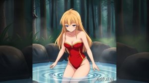 Красавица в горячем источнике