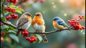 🐦🍂 Расслабляющие и целебные звуки птиц для снятия стресса