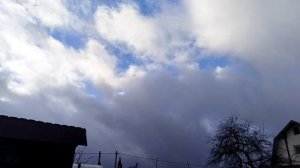 Ускоренное движение фронтальных облаков волнового циклона 15 ноября 2025г