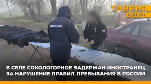 В селе Сокологорное задержан иностранец за нарушение правил пребывания в России
