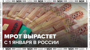Минимальный размер оплаты труда вырастет в России с 1 января