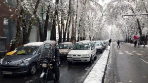 Сильные снегопады прошли в Иране