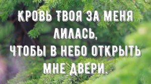 Иисус, о Тебе я пою - минус мой 1