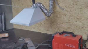 Вытяжка для гаража своими руками.