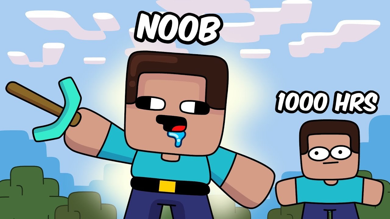 Нуб попал в мир Майнкрафта! Анимация Роблокс