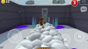 как попасть за карту в снежной долине и победить йети в игре super bear adventure