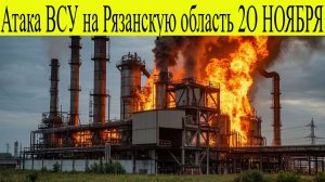 Рязань атакована. БПЛА ВСУ атакуют  Рязанскую и Тульскую область 20 ноября.Что известно?
