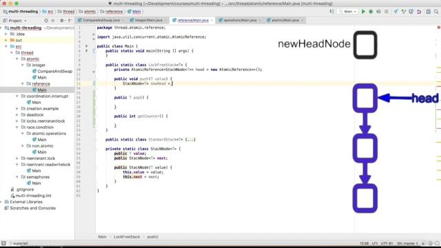 24. Atomic References, Compare And Set, Lock-Free High Performance Data Structure смотреть онлайн