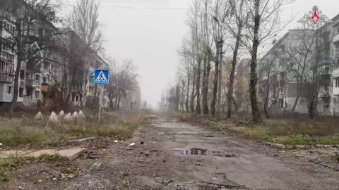 Кадры из г. Красноармейск в ДНР