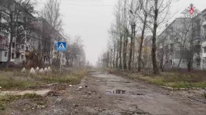 Кадры из г. Красноармейск в ДНР