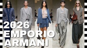 ❤️ EMPORIO ARMANI - ДЕТАЛИ коллекции весна-лето 2026: сумки, обувь и аксессуары крупным планом