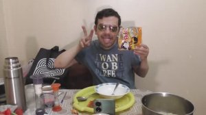 Мукбанг Корейская лапша быстрого приготовления SAMYANG Quattro Cheese острая курица и четыре сыра