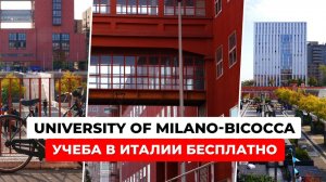 Учеба в Италии БЕСПЛАТНО! Как поступить в Бикокка и получить стипендию 8000€