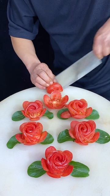 Помидорные розы, #сервировка @63240732065