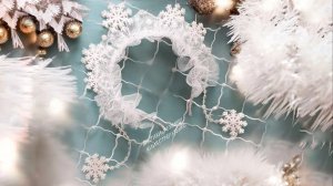 Ободок новогодний для СНЕЖИНКИ