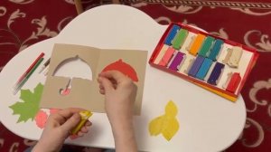 Пластилинография "Зонтик". Подготовил воспитатель Кухарева Н. А. (13.11.25)