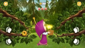 Маша и Медведь _ Маша Яблочная Гонка _ Ловим Яблоки в Корзину с Машей _ Маша и Медведь Смотреть