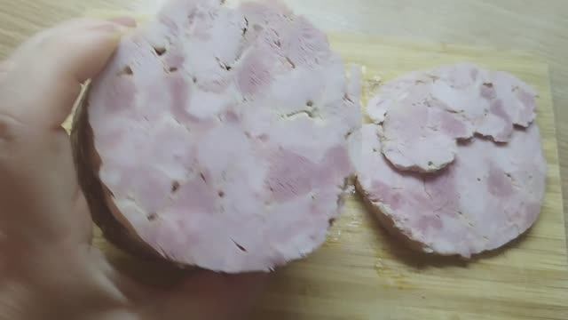 Ветчина в ветчиннице. Рецепт, этапы приготовления. смотреть онлайн