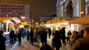 Венгрия. Открытие рождественской ярмарки 2025 в Будапеште