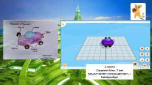 Конкурсная работа по 3D моделированию в «LigroGame» «Минивэн «Фуксия»», диплом  1 место