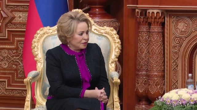 Председатель СФ В. Матвиенко с Председателем Маджлиси милли Маджлиси Оли Таджикистана, 13 ноября