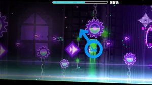 ОЧЕНЬ красивый уровень ponK в geomerty dash