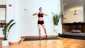 25-Min Easy HIIT Workout Cardio To Burn 300 Calories 🔥 4000 Steps Walk at Home 💦