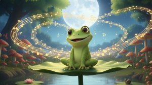 Лягушонок в пруду. Детская песенка. Мультфильм  0+