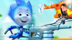 Фиксики.  Мастера на вертолетах. Фиксики спешат на помошь. мультфиль игра