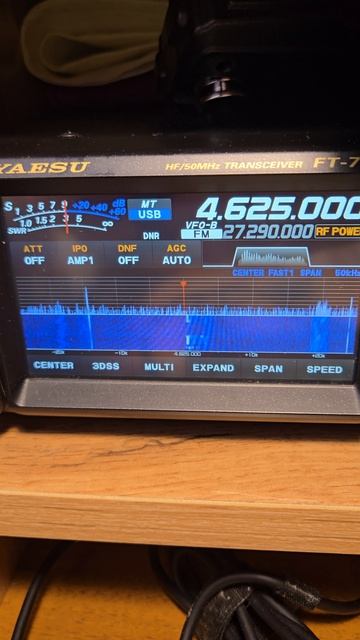 УВБ 76 приём на Yaesu FT 710 смотреть онлайн