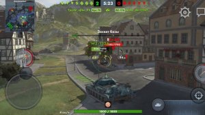 Танки блиц. Об. 252У отвлёк на себя бронированного скорострела.