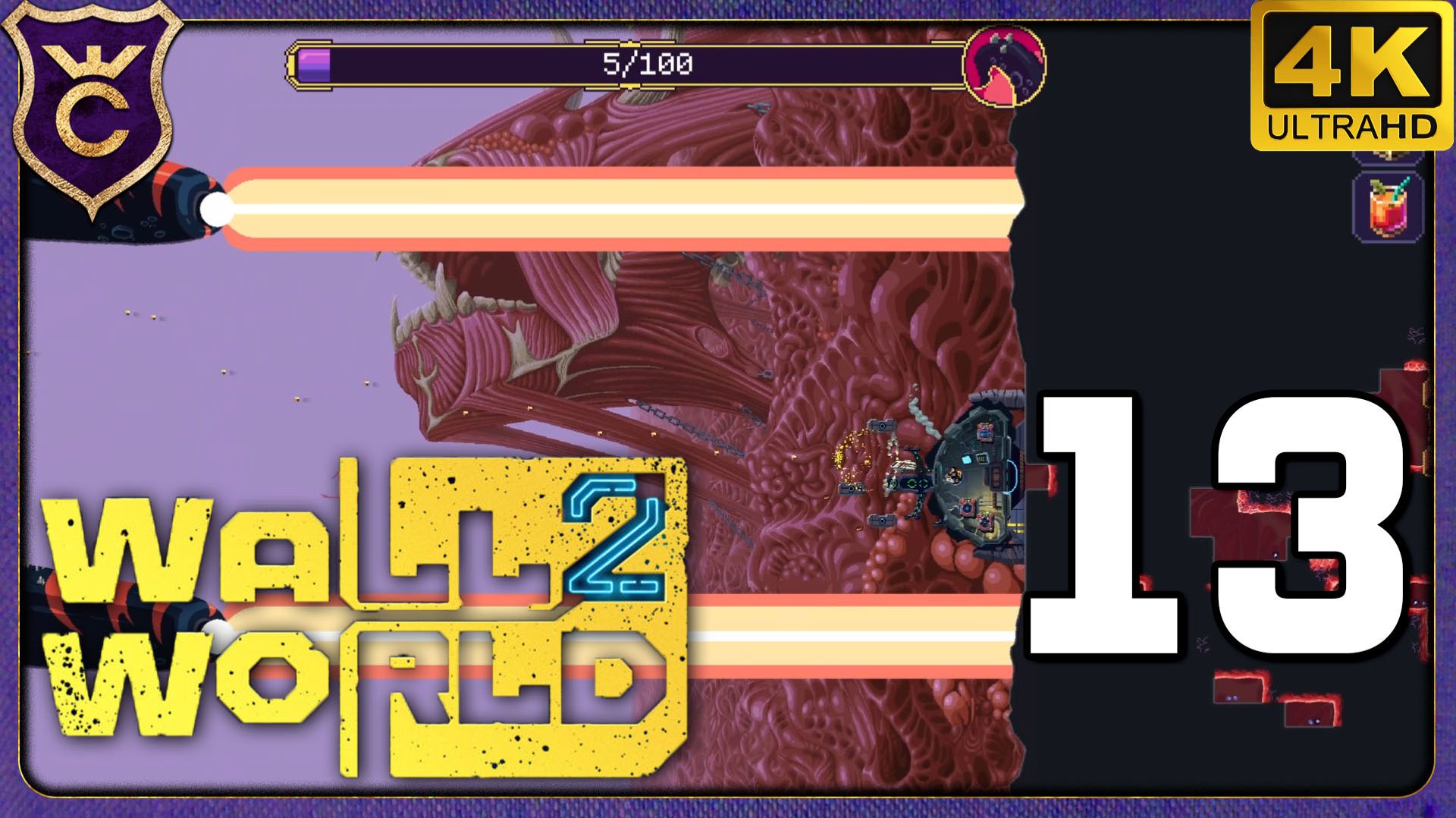 ЛЕГКО ПОБЕДИЛ ПЕРВОГО ЛЕВИАФАНА! 13 Wall World 2