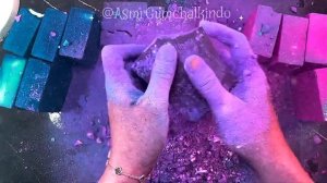 цветной мел АСМР