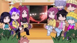 Kpop demon hunter react to itadori as rumi's brother