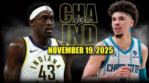 20.11.2025 | ОБЗОР МАТЧА | Индиана Пэйсерс - Шарлотт Хорнетс | Highlights