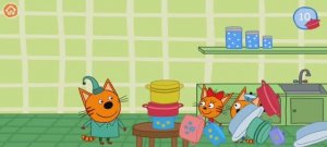 Три Кота Мультфильм Башня из кастрюль