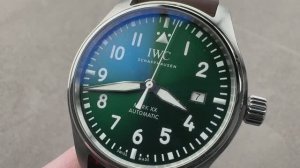 IWC Pilot's Watch Mark XX Green Dial (IW3282-05)