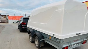 ОБЗОР  на прицеп с крышкой 3,5 на 1,5 Трейлер-Чеб