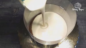 Сметанный крем-желе с медовой карамелью 🍯 Идеальная прослойка для торта! Нежная и стабильная ✨