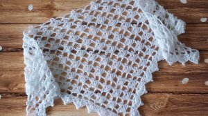 МК Узор для шали крючком