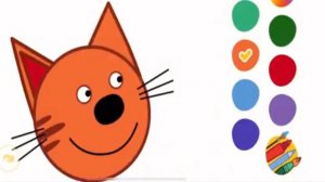 ТРИ КОТА РАСКРАСКА - РАСКРАСКА ДЛЯ ДЕТЕЙ - РАСКРАСКА КОМПОТ КОРЖИК И КАРАМЕЛЬКА - МУЛЬТИК