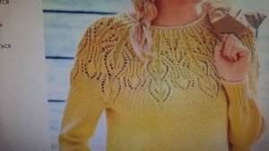 Красивый узор для джемпера..