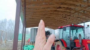 Строительство навеса - продолжение