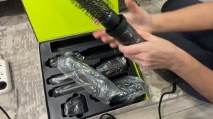 Обзор и распаковка фен-щётка с комплектом насадок