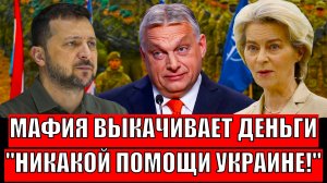 "Мафия выкачивает деньги!" Никакой помощи Зеленскому// Европа устроила Украине