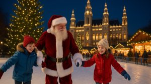 Открытие рождественской ярмарки в Вене 🎄 Самая красивая ярмарка Австрии | Прогулка по Rathausplatz