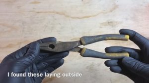 Реставрация ржавых плоскогубцев