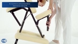 Массажный стул (кресло для массажа) для ШВЗ Мед-Мос MA-03 (МСТ-3СЛ) (сталь)