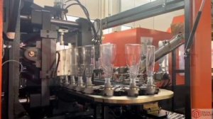 Испытания автомата выдува ПЭТ бутылок для бытовой химии